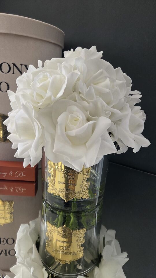 Harmony & Deo Islak Gül Oda Kokusu Beyaz 14 Güllü Kutulu Parfümlü