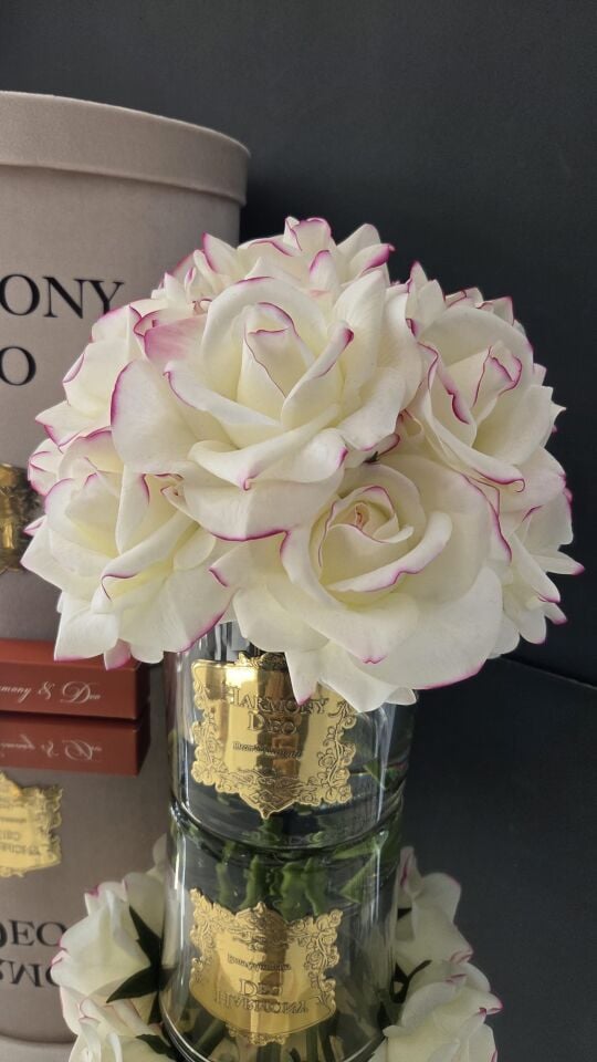 Harmony & Deo Islak Gül Oda Kokusu Pembe 14 Güllü Kutulu Parfümlü