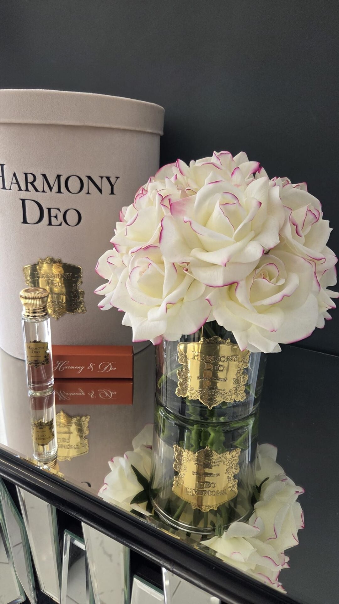 Harmony & Deo Islak Gül Oda Kokusu Pembe 14 Güllü Kutulu Parfümlü