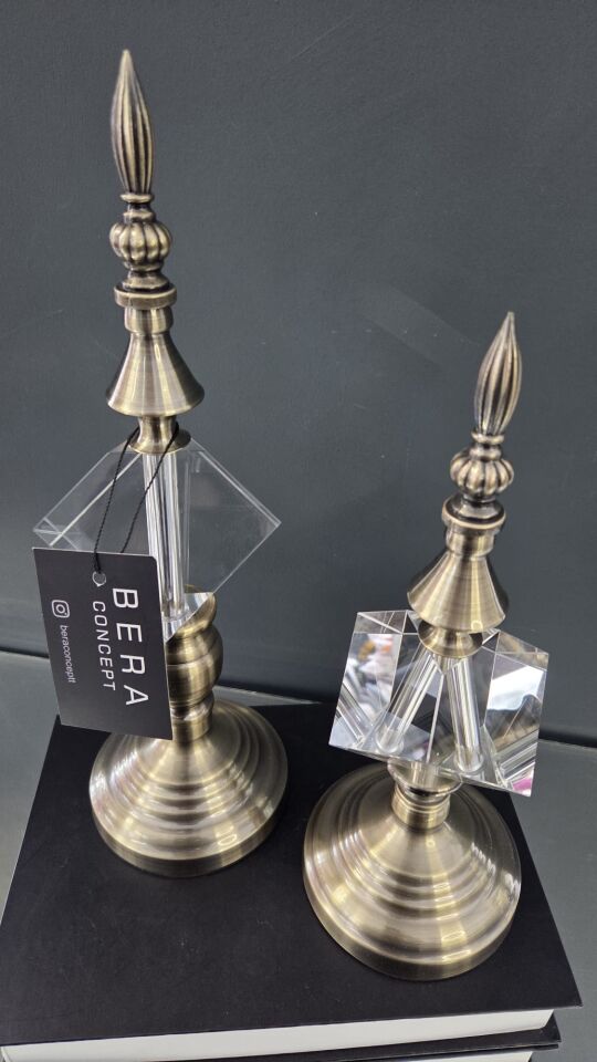 Bera 2'li Kristal Küp Alem Eskitme