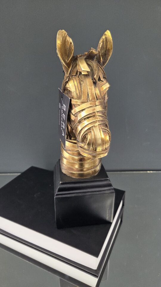 Bera At Büstü Dekoratif Obje