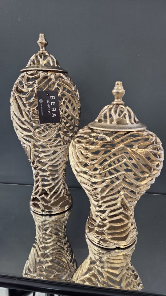 Bera İthal 2'li Gold Döküm Küp