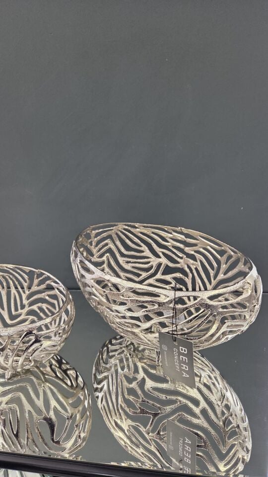 Bera İthal Gümüş  Döküm Gondol Meyvelik BÜYÜK BOY