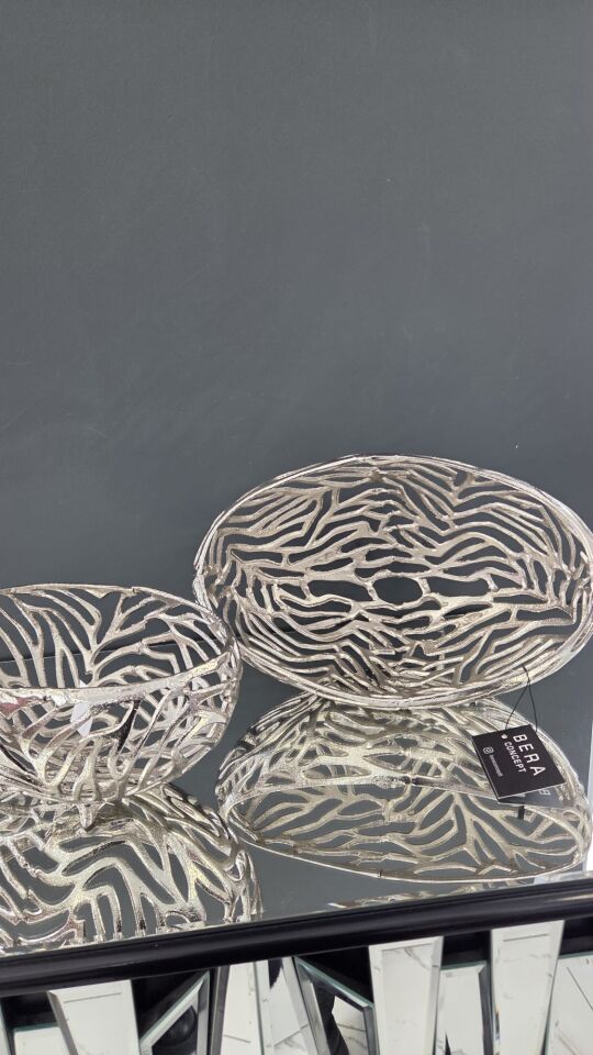 Bera İthal Gümüş  Döküm Gondol Meyvelik BÜYÜK BOY