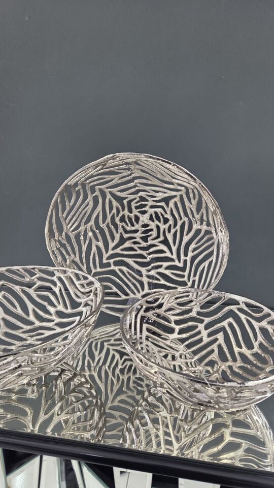 Bera İthal Gümüş  Döküm Yuvarlak Kase KÜÇÜK BOY