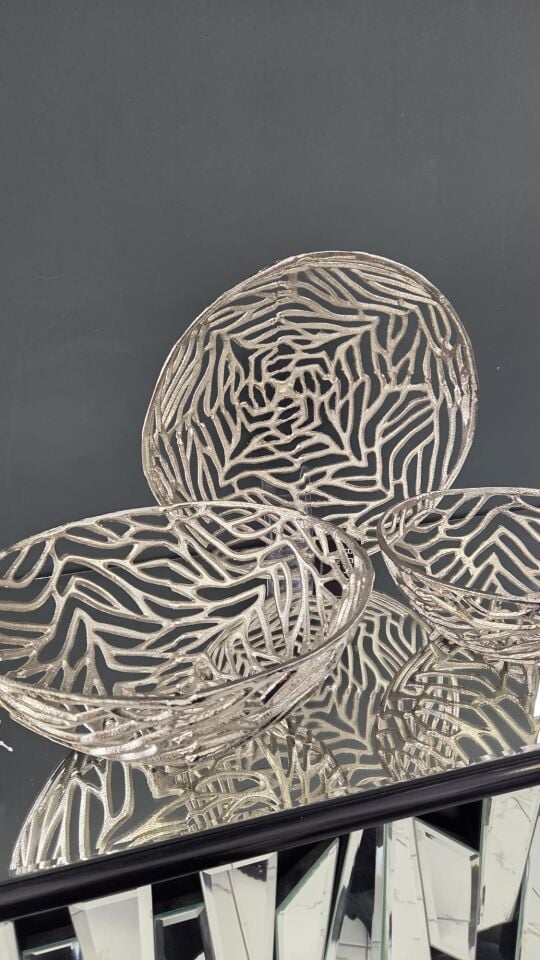 Bera İthal Gümüş  Döküm Yuvarlak Kase KÜÇÜK BOY