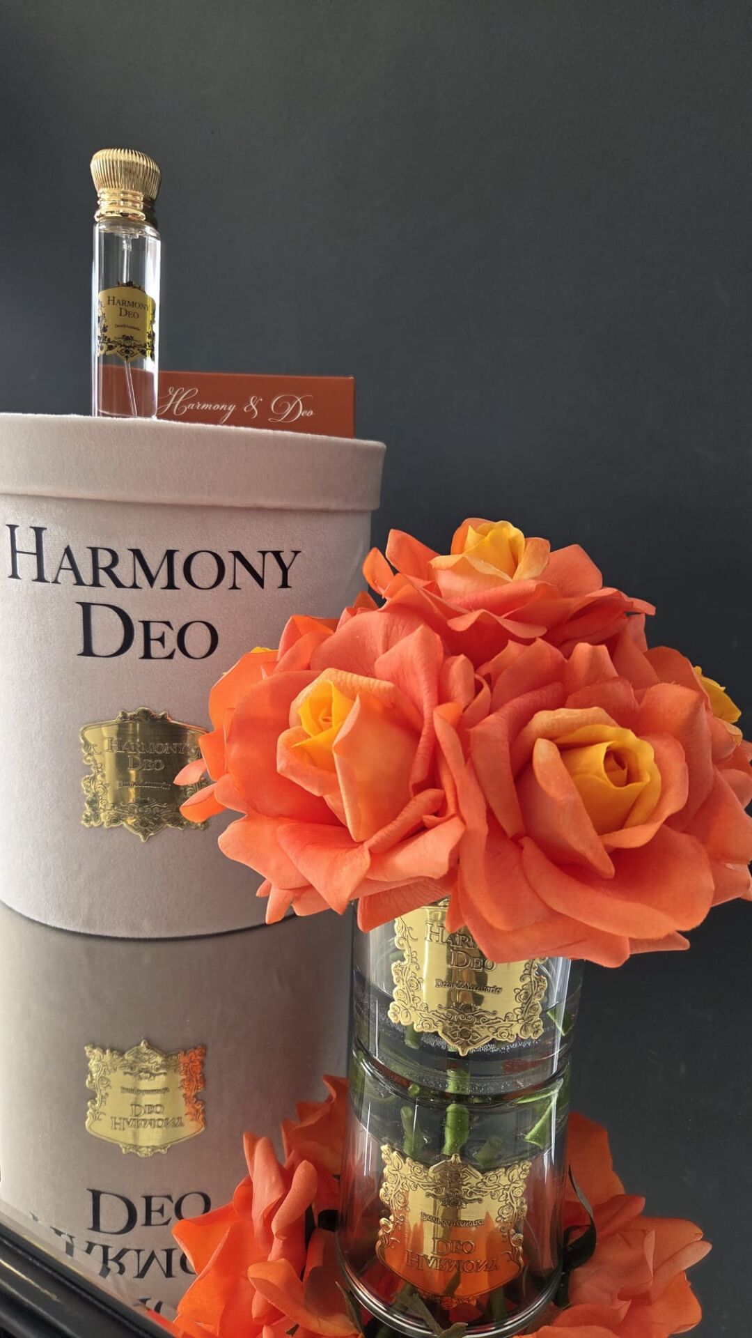 Harmony & Deo Islak Gül Oda Kokusu Turuncu 7 Güllü Kutulu Parfümlü