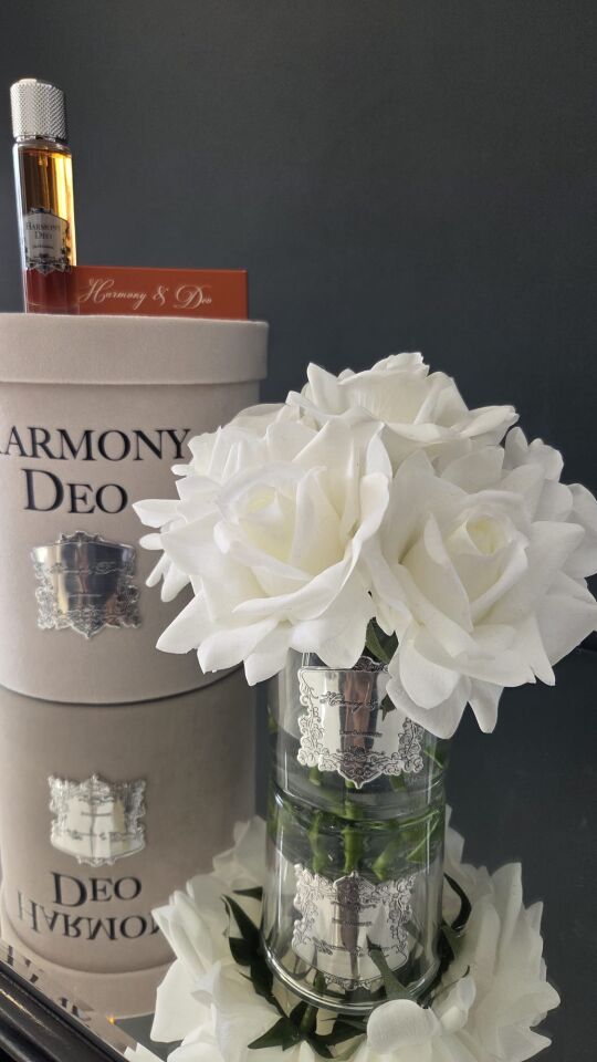 Harmony & Deo Islak Gül Oda Kokusu Beyaz 7 Güllü Kutulu Parfümlü