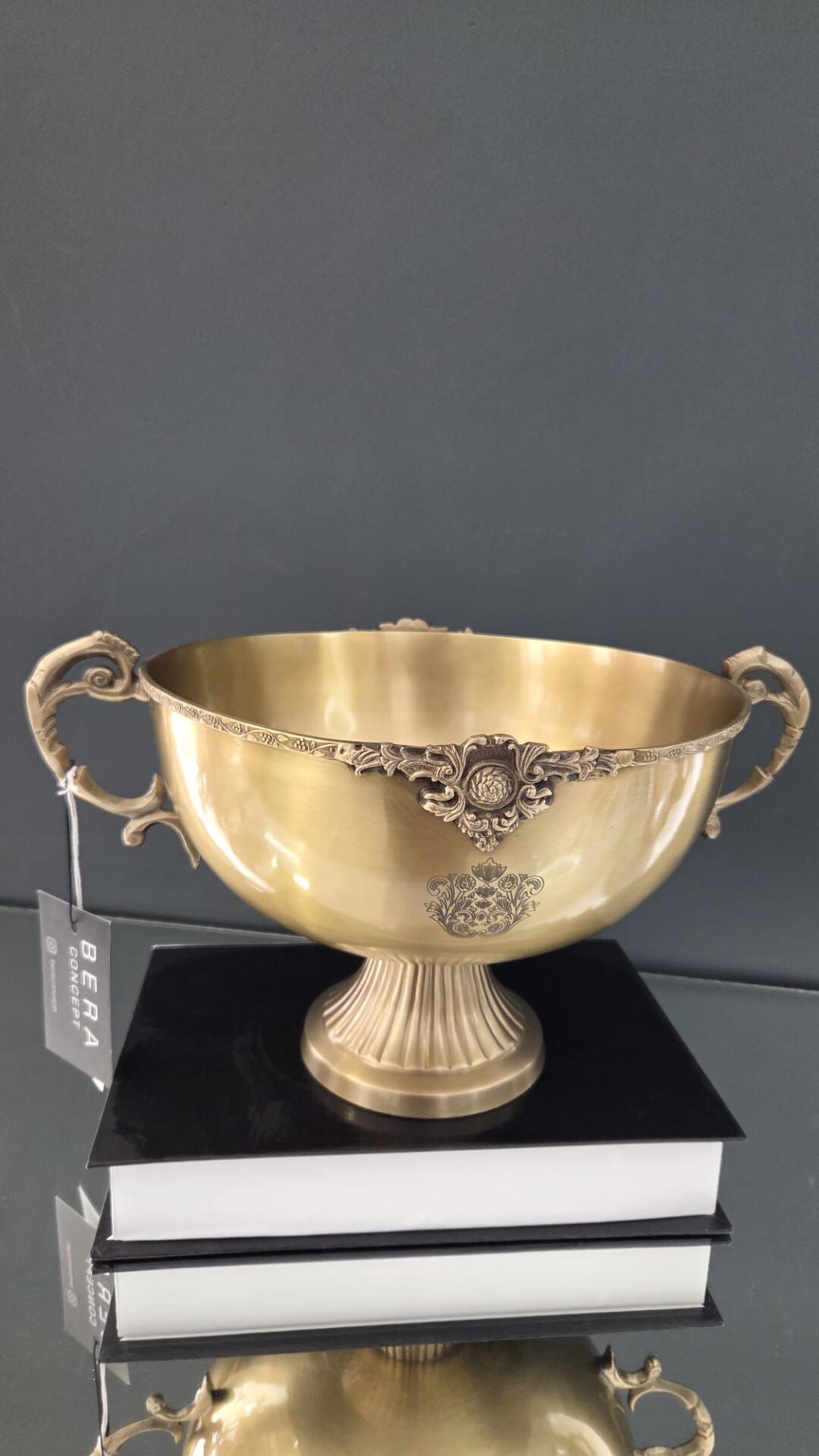 Bera Pirinç Kulplu Saksı