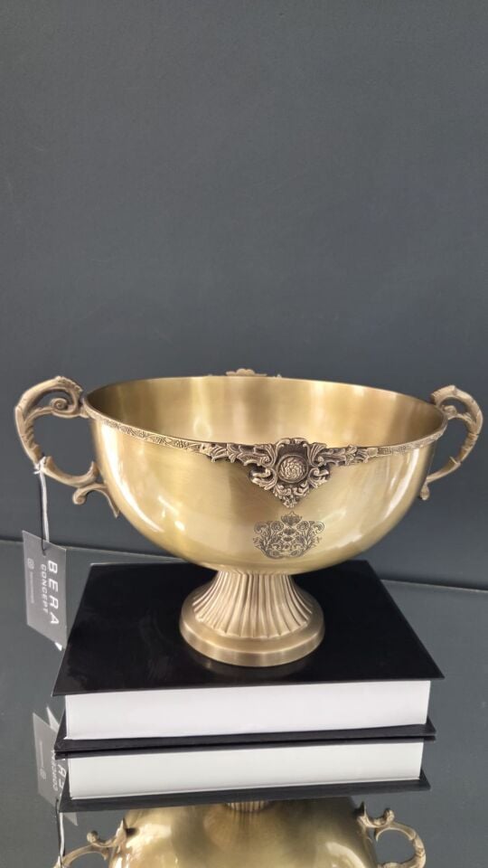 Bera Pirinç Kulplu Saksı