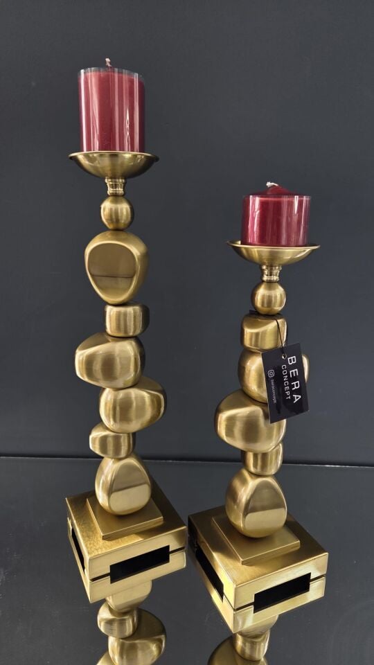 Bera 2'li Retro Lüks Şamdan