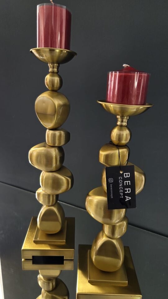 Bera 2'li Retro Lüks Şamdan