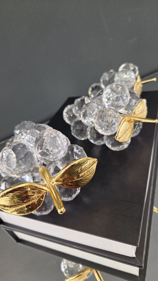 Bera 3'lü Kristal Üzüm GOLD