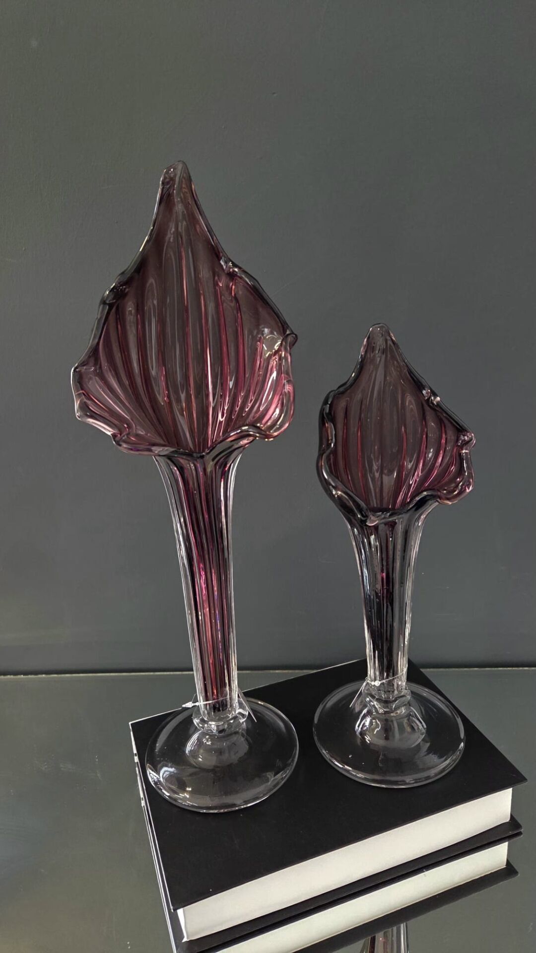 Bera 2'li Cam Zambak Şamdan Gül Kurusu