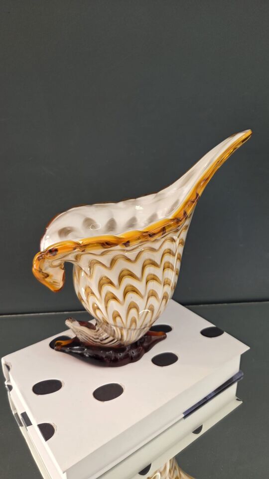 Bera İthal Cam Krem Kaideli Deniz Kabuğu