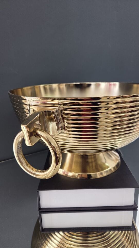 Bera İthal Halkalı Saksı GOLD