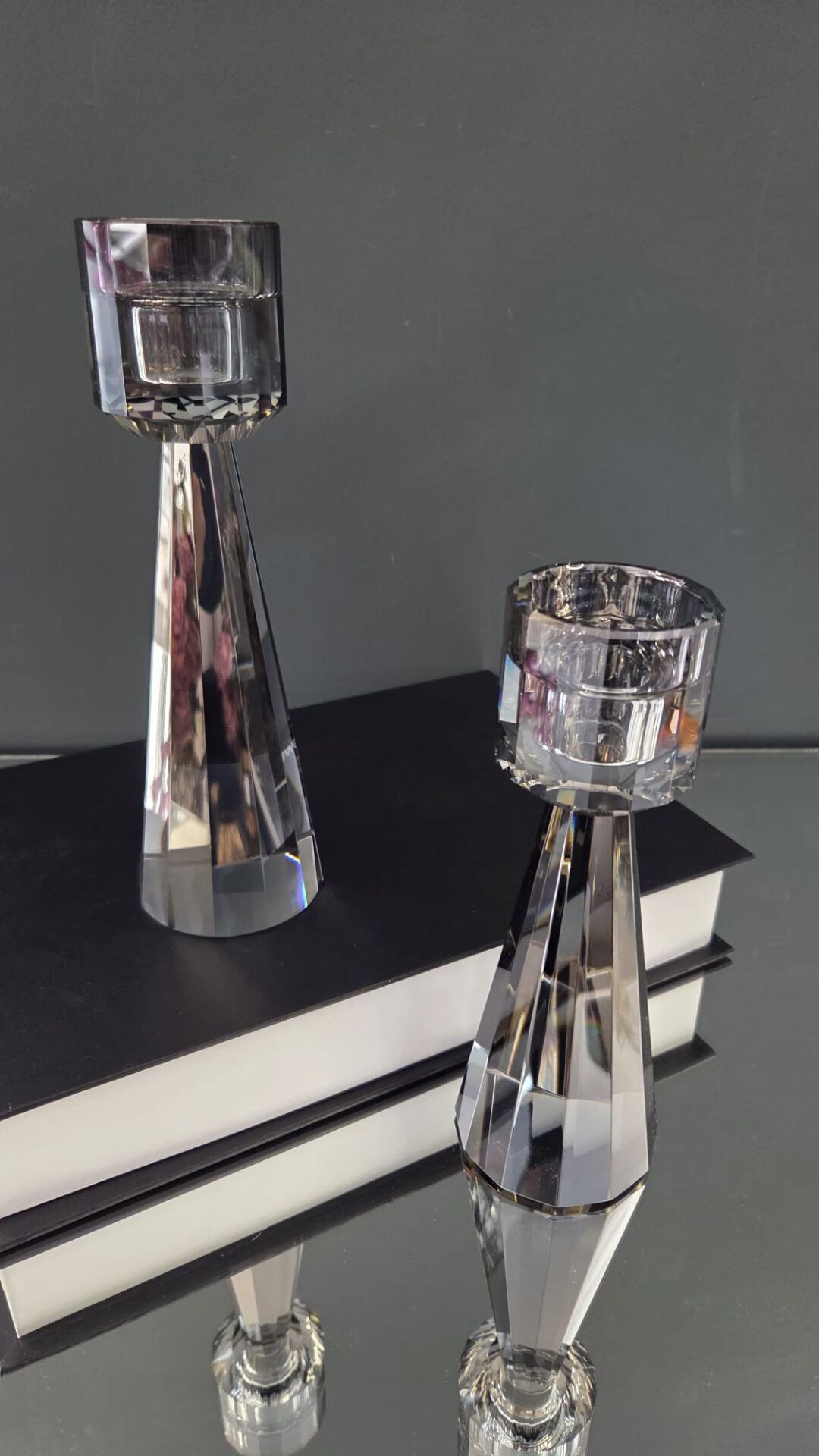 Bera 2'li İthal Kristal Mumluk FÜME