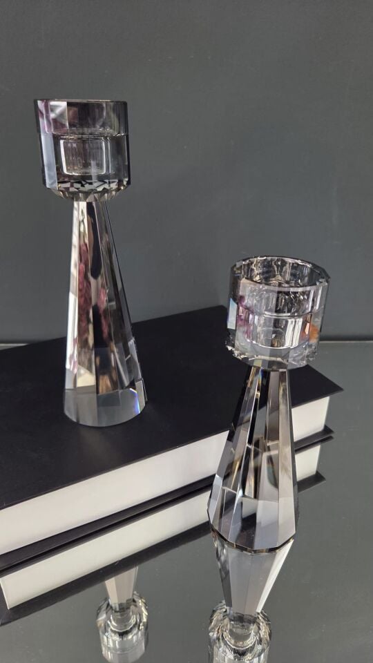 Bera 2'li İthal Kristal Mumluk FÜME