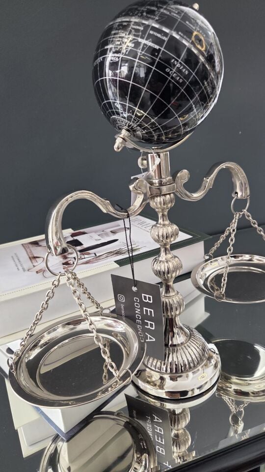 Bera İthal Dünya Küreli Terazi GÜMÜŞ