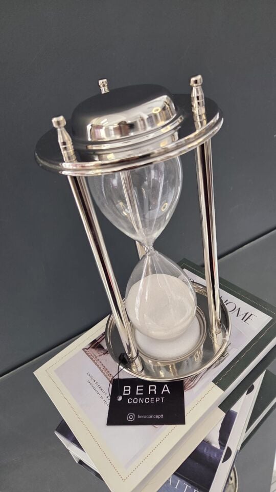 Bera İthal Kum Saati GÜMÜŞ