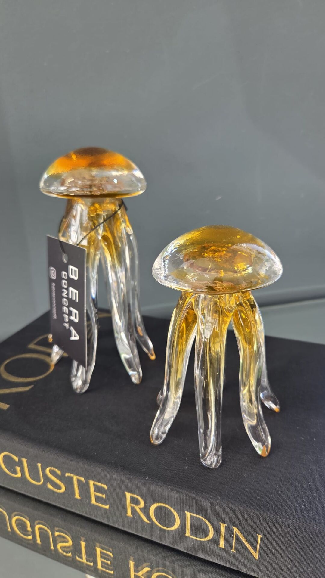 Bera Cam 2li Ahtapot Set Gold