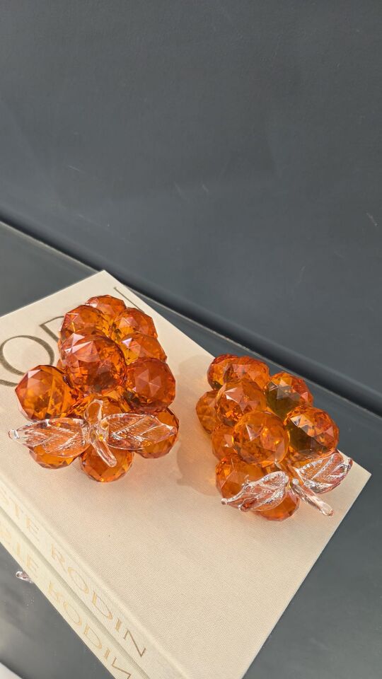 Bera 2li Kristal Üzüm Turuncu