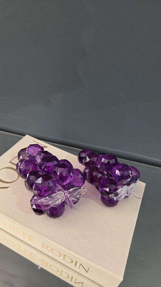 Bera 2li Kristal Üzüm Mor