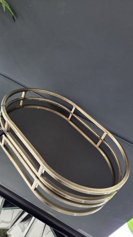 Bera Eskitme Oval Tepsi