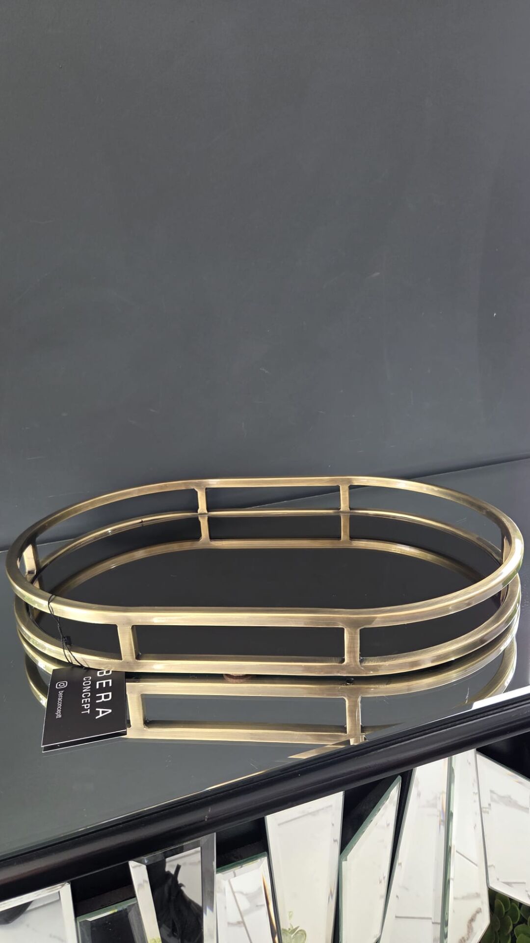 Bera Eskitme Oval Tepsi