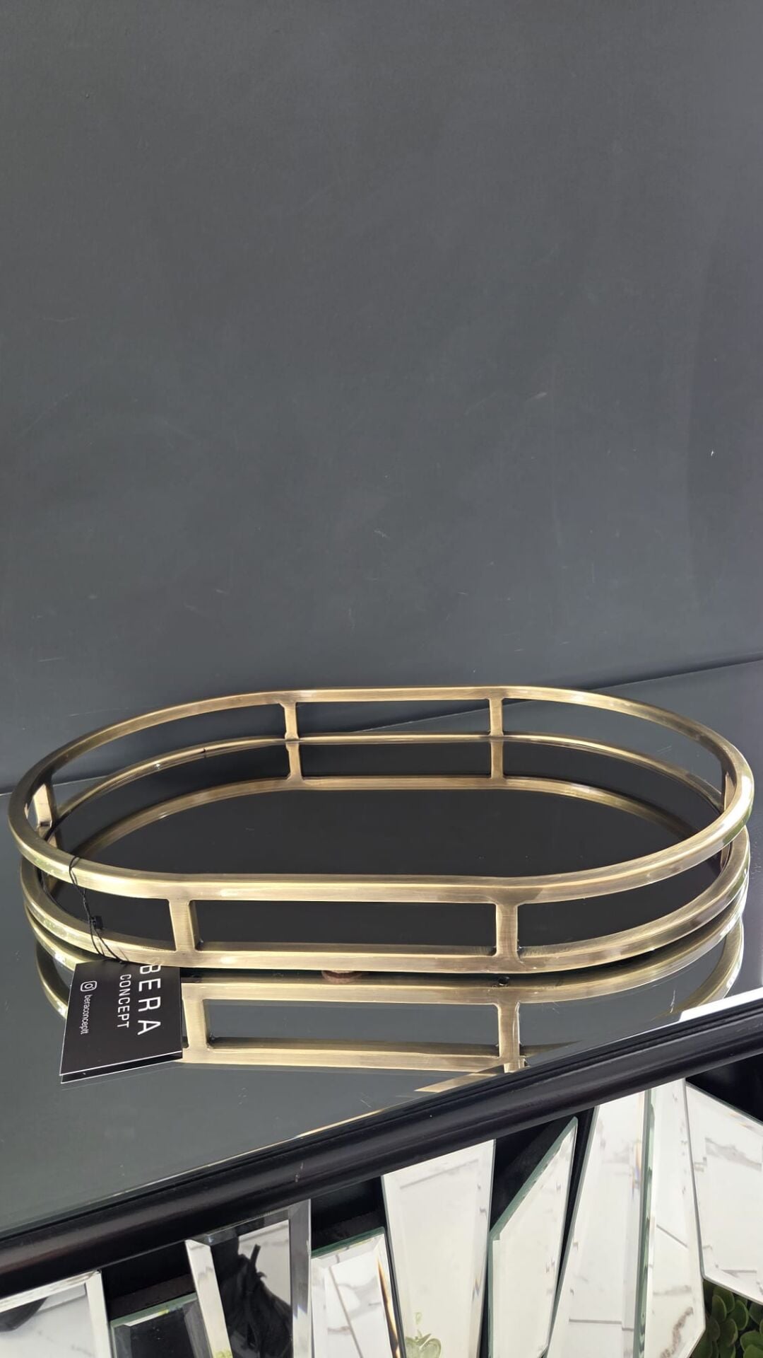 Bera Eskitme Oval Tepsi