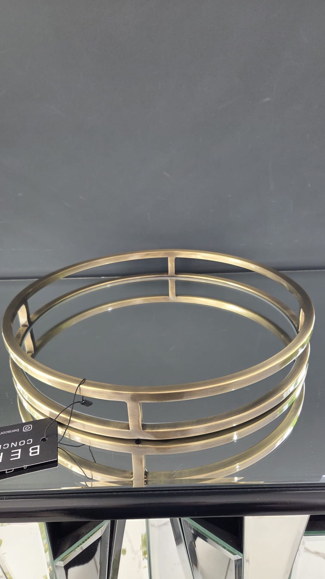 Bera Eskitme Yuvarlak Tepsi