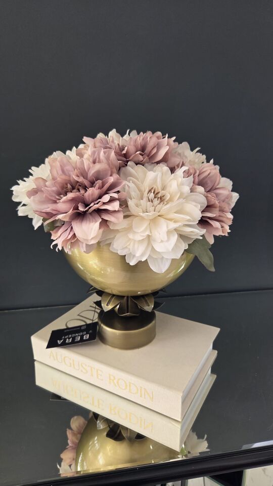 Bera Eskitme Palmiye Saksı Çiçek Aranjmanı