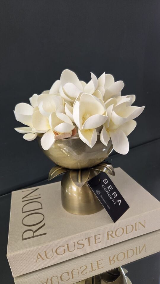 Bera Eskitme Palmiye Saksı Çiçek Aranjmanı