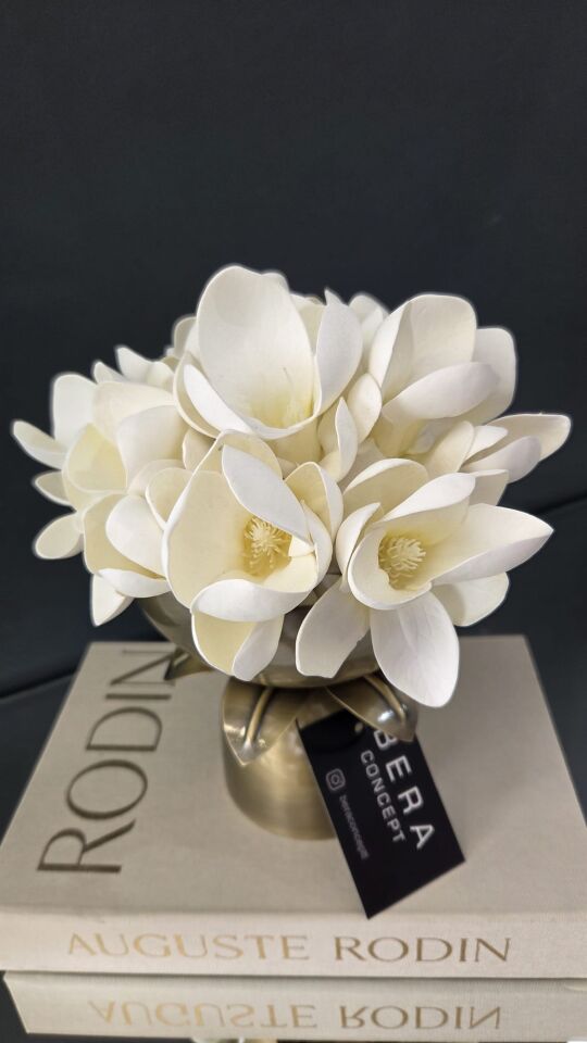 Bera Eskitme Palmiye Saksı Çiçek Aranjmanı