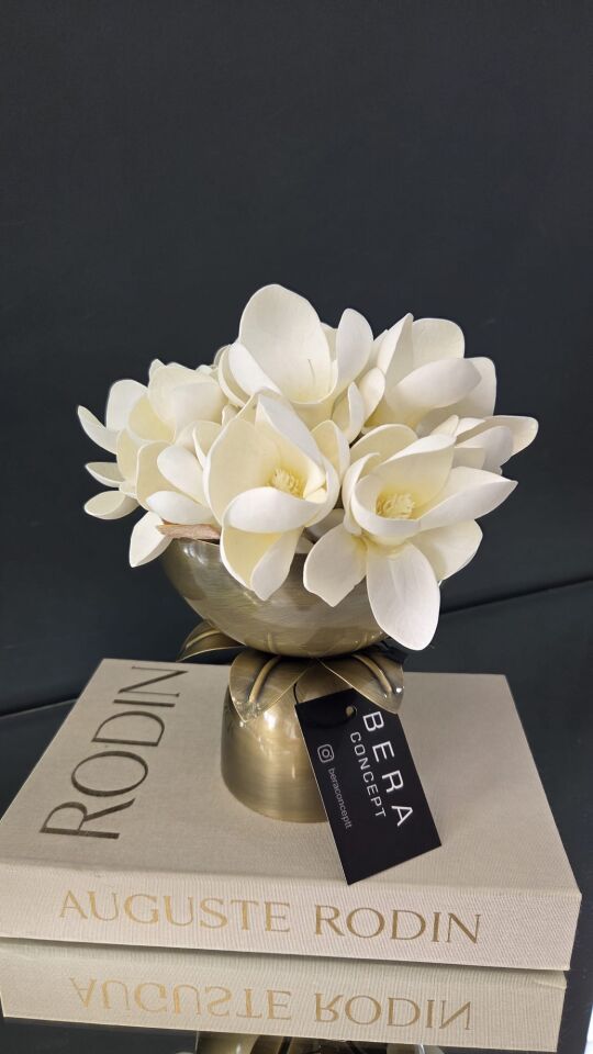 Bera Eskitme Palmiye Saksı Çiçek Aranjmanı