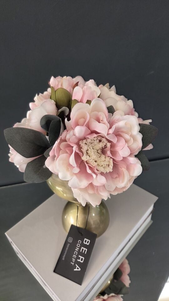 Bera Eskitme Saksı Çiçek Aranjmanı