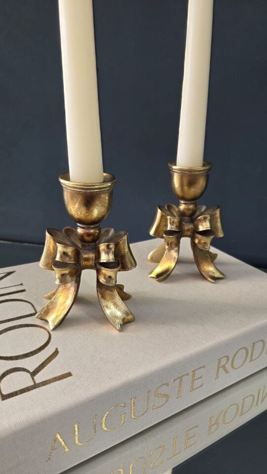 Bera Polyester Döküm Mini Şamdan(TEKLİ FİYAT)